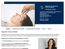 Tablet Screenshot of chinesische-medizin-frankfurt.com